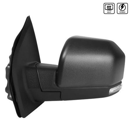 SPEC-D TUNING 15-17 Ford F150 Towing Mirror-Black-Left RMV-F15015HP-FS-L